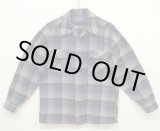 画像: 70'S PENDLETON "BOARD SHIRT" ウール オープンカラーシャツ チェック柄 USA製 (VINTAGE)
