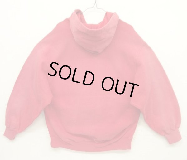 画像5: 90'S GAP 旧タグ ヘビーウエイト スウェットパーカー フェードレッド USA製 (VINTAGE)