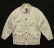 画像1: 90'S GAP 旧タグ ヘビーウエイトキャンバス カバーオール ホワイト (VINTAGE)