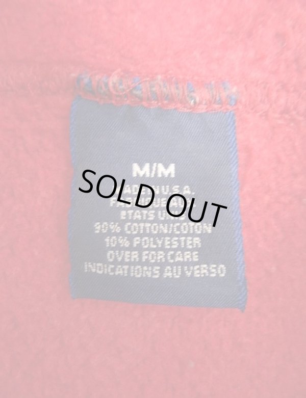 画像3: 90'S GAP 旧タグ ヘビーウエイト スウェットパーカー フェードレッド USA製 (VINTAGE)