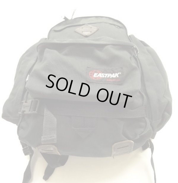 画像5: 80'S EASTPAK 旧タグ 両サイド収納付き ナイロン バックパック ブラック USA製 (VINTAGE)