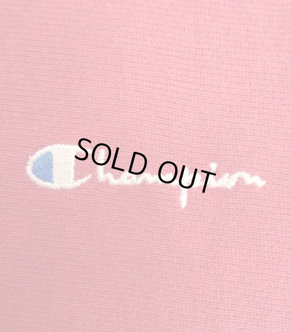 画像3: 90'S CHAMPION "両面＆右袖プリント" 刺繍タグ リバースウィーブ ダークレッド USA製 (VINTAGE)