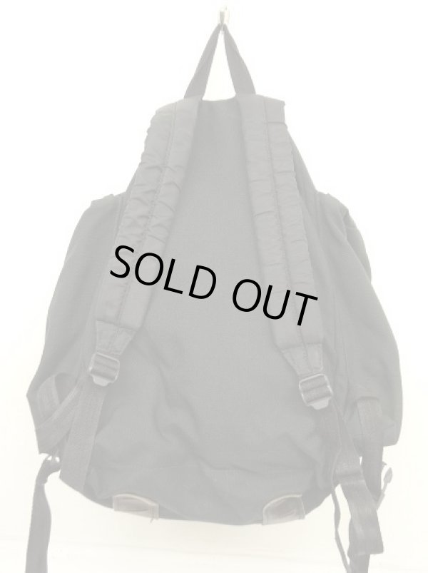 画像7: 80'S EASTPAK 旧タグ 両サイド収納付き ナイロン バックパック ブラック USA製 (VINTAGE)