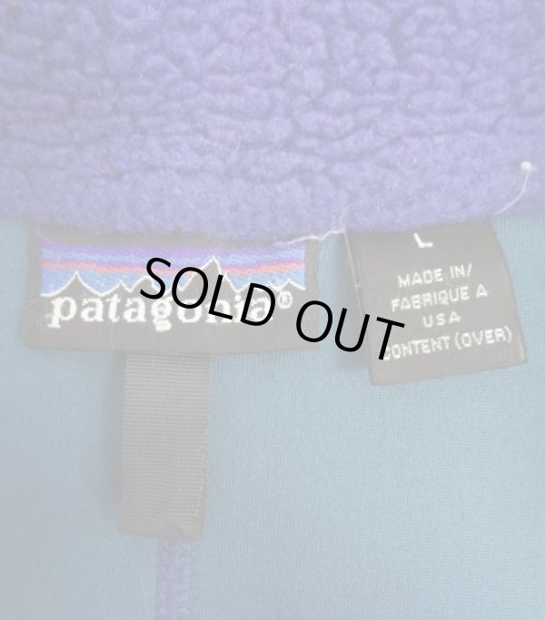 画像2: 90'S PATAGONIA ”旧タグ" 初期レトロX 裏地P.E.F フリースジャケット ダークブルー/ブラック USA製 (VINTAGE)