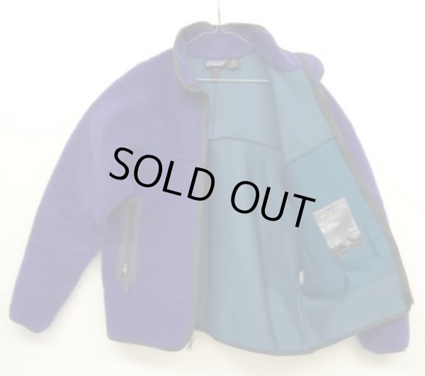 画像5: 90'S PATAGONIA ”旧タグ" 初期レトロX 裏地P.E.F フリースジャケット ダークブルー/ブラック USA製 (VINTAGE)