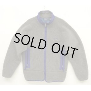 画像: 90'S PATAGONIA ”雪無しタグ" 初期レトロX 裏地P.E.F フリースジャケット グレー/ブルー USA製 (MINT CONDITION)