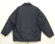 画像4: 80'S LL Bean チンスト付き ナイロン コーチジャケット ネイビー USA製 (VINTAGE)