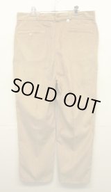 画像: 70'S DICKIES 874 チビタグ コーデュロイパンツ ベージュ 42TALONジップ USA製 (VINTAGE)