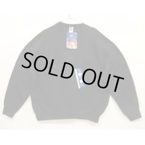 画像: 90'S FRUIT OF THE LOOM クルーネック スウェットシャツ ブラック (DEADSTOCK)