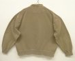 画像5: 00'S ORVIS ガゼット付き ハーフジップ スウェットシャツ フェードベージュ (VINTAGE)