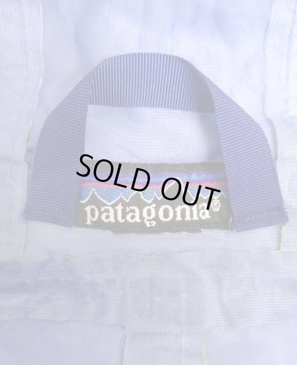 画像2: 90'S PATAGONIA 旧タグ リップストップナイロン アノラックパーカー ネイビー/グリーン (VINTAGE)