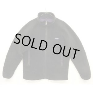 画像: 90'S PATAGONIA 初期レトロX 裏地P.E.F フリースジャケット ブラック/パープル USA製 (VINTAGE)