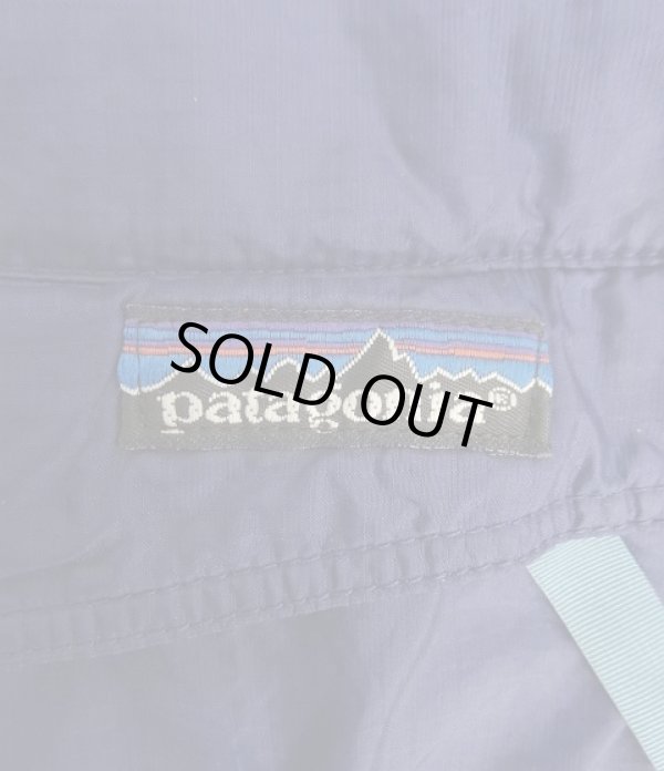 画像3: 90'S PATAGONIA 旧タグ リップストップナイロン アノラックパーカー ネイビー/グリーン (VINTAGE)