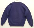 画像4: 80'S LL Bean by RUSSELL ATHLETIC 前V&脇の下ガゼット スウェットシャツ ネイビー USA製 (VINTAGE)