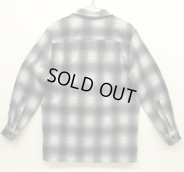画像5: 00'S PENDLETON "BOARD SHIRT" ウール オープンカラーシャツ オンブレチェック (DEADSTOCK)
