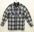 画像1: 00'S PENDLETON "BOARD SHIRT" ウール オープンカラーシャツ オンブレチェック (DEADSTOCK)