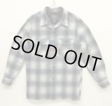 画像: 00'S PENDLETON "BOARD SHIRT" ウール オープンカラーシャツ オンブレチェック (DEADSTOCK)