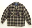 画像1: 90'S PENDLETON "BOARD SHIRT" ウール オープンカラーシャツ オンブレチェック USA製 (VINTAGE)
