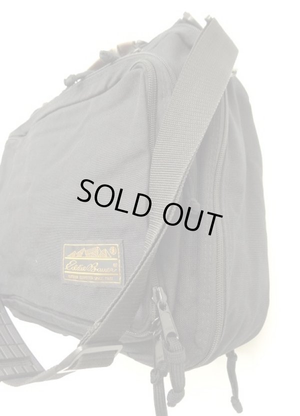 画像3: 90'S EDDIE BAUER 黒タグ 2WAY ナイロンバッグ ブラック (VINTAGE)