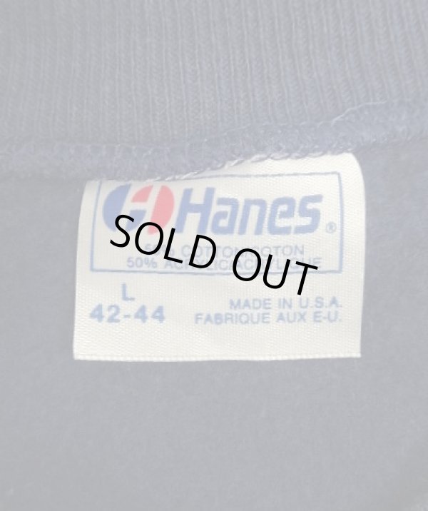 画像2: 80'S EMPIRE STATE CAPITAL VOLKSSPORTERS ラグランスリーブ クルーネック スウェットシャツ ネイビー USA製 (VINTAGE)