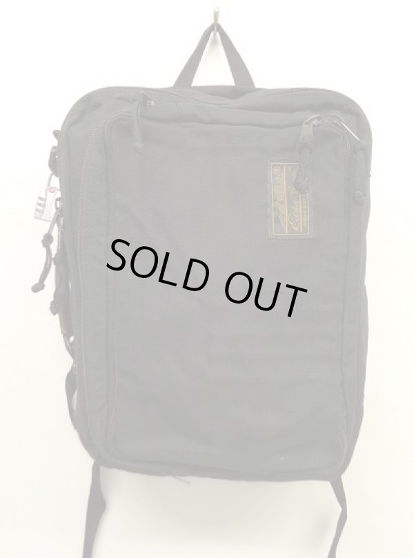 画像7: 90'S EDDIE BAUER 黒タグ 2WAY ナイロンバッグ ブラック (VINTAGE)