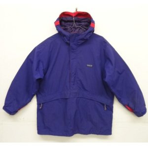 画像: 90'S PATAGONIA ナイロン アノラックジャケット ダークブルー/レッド (VINTAGE)