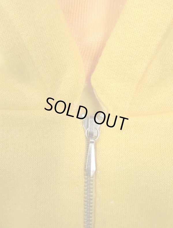 画像5: 70'S ユーロヴィンテージ ハーフジップ スウェットパーカー イエローツートン ポーランド製 (VINTAGE)