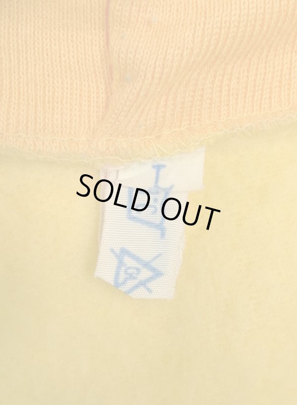 画像2: 70'S ユーロヴィンテージ ハーフジップ スウェットパーカー イエローツートン ポーランド製 (VINTAGE)