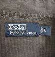 画像2: 90'S RALPH LAUREN チンスト付き バックステンシル ワークシャツ ブラック (VINTAGE)