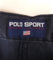 画像2: 90'S RALPH LAUREN "POLO SPORT" ツープリーツ チノ カーゴパンツ ネイビー USA製 (VINTAGE)