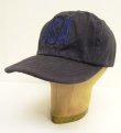 画像1: 90'S RALPH LAUREN "POLO SPORT" 同色USA ベースボールキャップ ネイビー USA製 (VINTAGE)