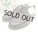 画像: 80'S MASON SHOE レザー ポストマンシューズ ブラック USA製 (DEADSTOCK)