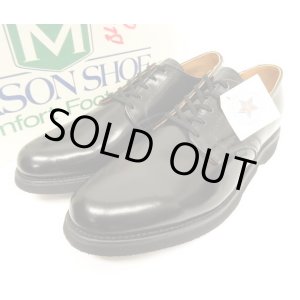 画像: 80'S MASON SHOE レザー ポストマンシューズ ブラック USA製 (DEADSTOCK)