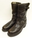 画像1: 90'S CHIPPEWA 黒タグ PT91 エンジニアブーツ ブラック USA製 (VINTAGE)