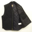画像4: CARHARTT 裏地キルティング ダックベスト ブラック (MINT CONDITION)