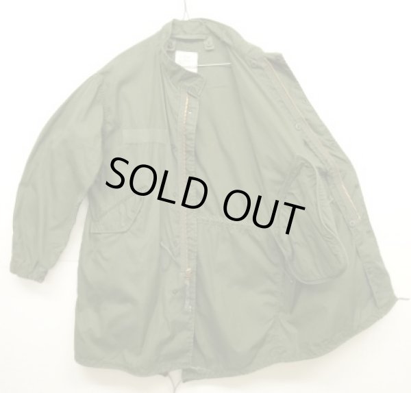 画像4: 80'S アメリカ軍 US ARMY "M-65" フィッシュテールパーカー ミリタリーグリーン SMALL (VINTAGE)