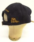 画像5: 90'S FORD x NO FEAR ウール/レザー ベースボールキャップ ネイビー/ブラウン USA製 (VINTAGE)
