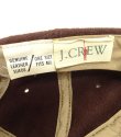 画像6: 90'S J.CREW 旧タグ ウール/レザー ベースボールキャップ ブラウン USA製 (VINTAGE)