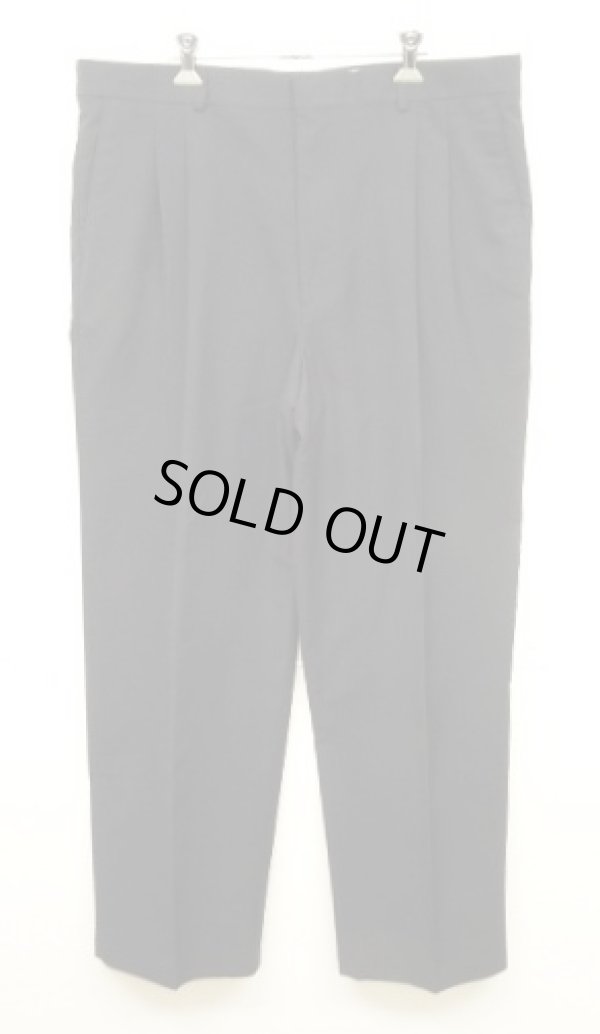 画像1: 90'S LEVIS "TRAVELERS" ツープリーツ スラックス TALONジップ ダークネイビー USA製 (VINTAGE)