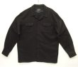 画像1: 00'S PENDLETON "BOARD SHIRT" ウール オープンカラーシャツ ブラック (USED)