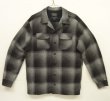 画像1: 00'S PENDLETON "BOARD SHIRT" ウール オープンカラーシャツ オンブレチェック (USED)