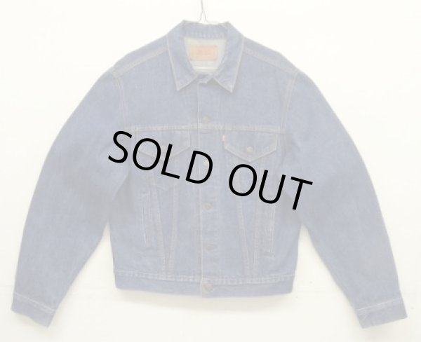 画像1: 80'S LEVIS "71506" スモールe 4thモデル デニムジャケット インディゴ 44L USA製 (VINTAGE)