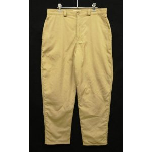 画像: 80'S LL Bean 裏地シャモアクロス ワークパンツ ベージュ TALONジップ USA製 (VINTAGE)