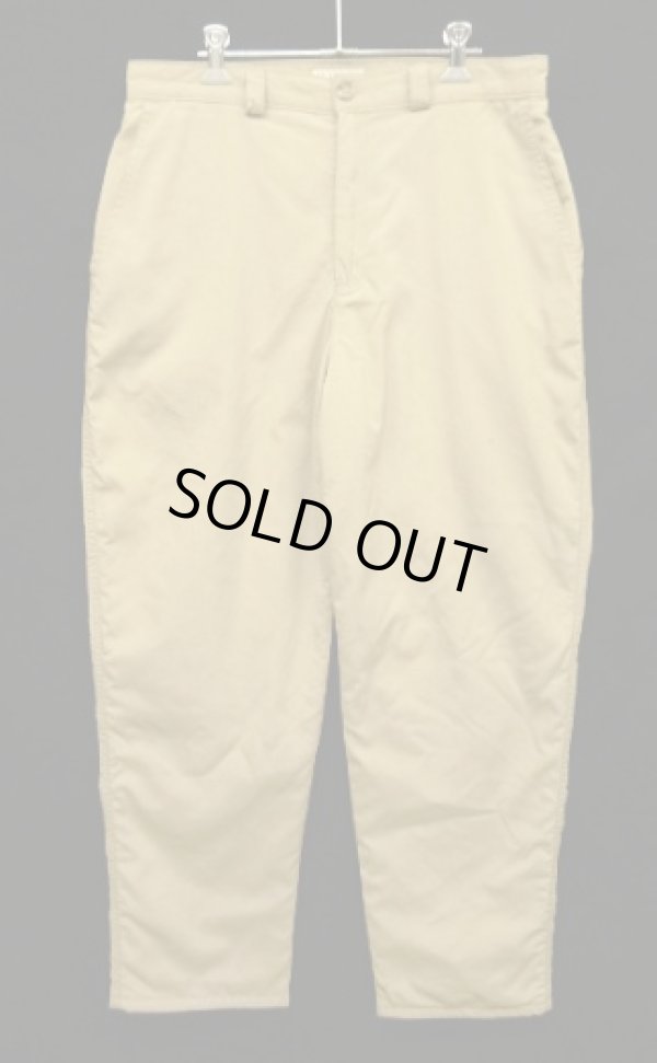 画像1: 80'S LL Bean 裏地シャモアクロス ワークパンツ ベージュ TALONジップ USA製 (VINTAGE)