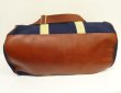 画像6: 80'S LL Bean "ギザタグ" キャンバス/レザー ダッフルバッグ ネイビー/オフホワイト USA製 (VINTAGE)