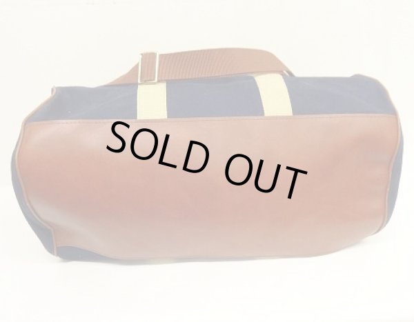 画像6: 80'S LL Bean "ギザタグ" キャンバス/レザー ダッフルバッグ ネイビー/オフホワイト USA製 (VINTAGE)