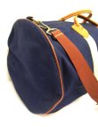 画像4: 80'S LL Bean "ギザタグ" キャンバス/レザー ダッフルバッグ ネイビー/オフホワイト USA製 (VINTAGE)