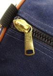 画像3: 80'S LL Bean "ギザタグ" キャンバス/レザー ダッフルバッグ ネイビー/オフホワイト USA製 (VINTAGE)