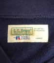 画像2: 80'S LL Bean by RUSSELL ATHLETIC スナップボタン スウェットカーディガン ネイビー/グレー USA製 (VINTAGE)