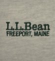 画像3: 90'S LL Bean by RUSSELL ATHLETIC ロゴ刺繍 前Vガゼット スウェットシャツ ヘザーグレー USA製 (VINTAGE)